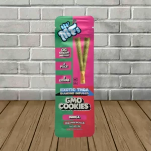 lil mfs exotica thca diamond infused prerolls 2ct gmo cookies indica